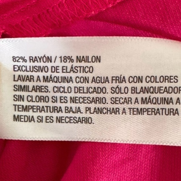 A New Day Womens Long Balloon Sleeve Ruched Front Crop Top, Pink - Picture 6 of 6